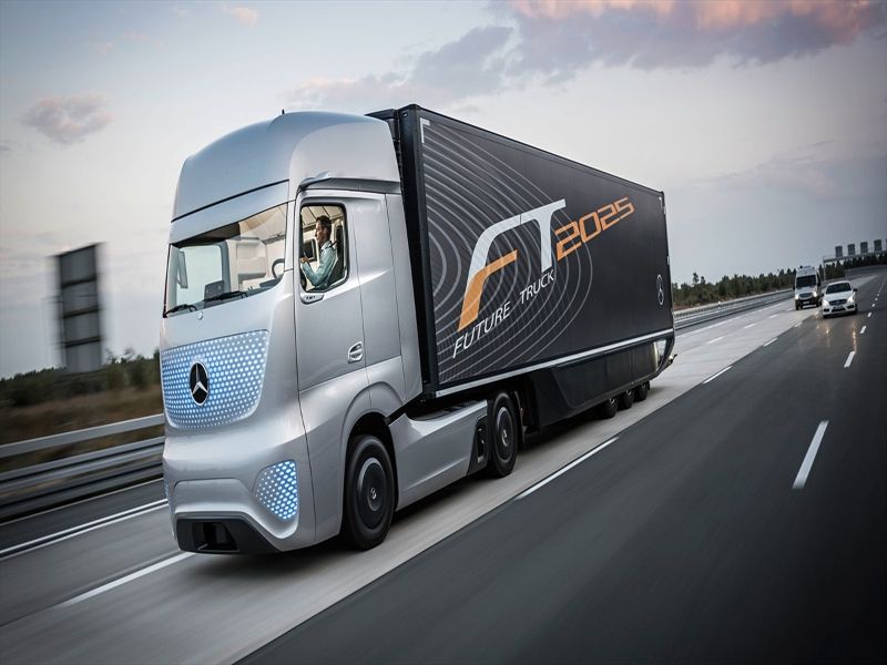 Trucks of the future. The present of transport